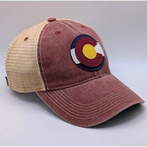 Colorado Logo Hat Legacy Snapback Mesh Back Baseball Cap Hiking Flag Outdoor